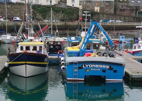 The UK government has announced a £10 million fund for fishing businesses in England
