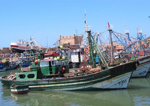 Fishing boats in Essaouira, Morocco. Credit: Daniel*D/CC BY-SA 3.0