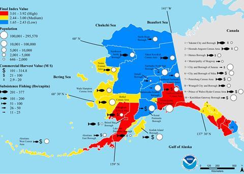 Alaska’s coastal waters are particularly vulnerable to ocean acidification because of cold water and unique ocean circulation patterns Photo: NOAA