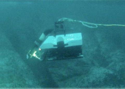 The ROV in action