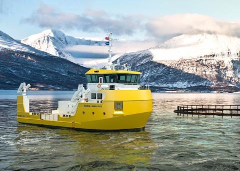 Versatile fish farm workboat from Damen