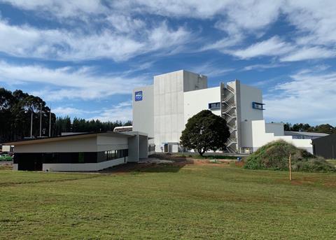 BioMar has opened its new aqua-feed production facility in Tasmania Photo: BioMar