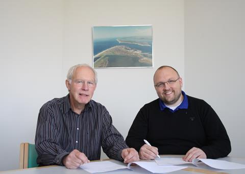 Chairmen Hans Peter Koppernaes and Anker Mejnertz singed the merger deal last week