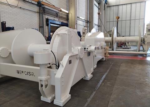 Ibercisa Deck Machinery has returned to work Photo: Ibercisa Deck Machinery
