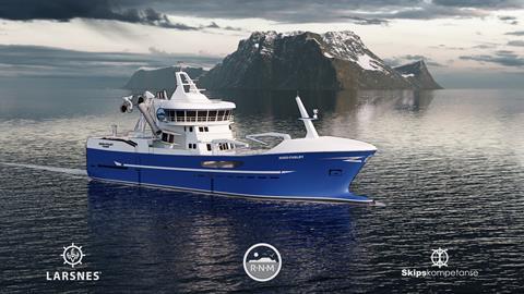 An artist's impression of the 'Nord Fugloy'