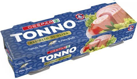 Despar's canned Yellowfin tuna now carried the Friend of the Sea logo