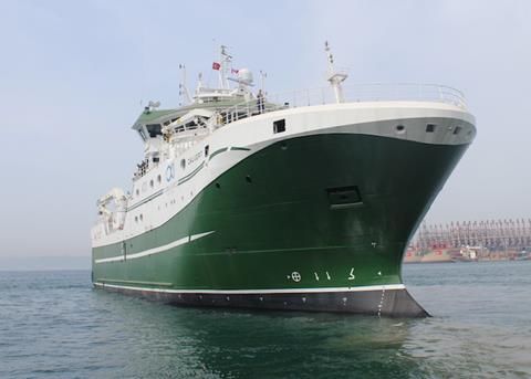 Trawler handover under lockdown conditions