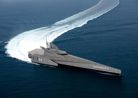 Concept design of the new Earthrace vessel