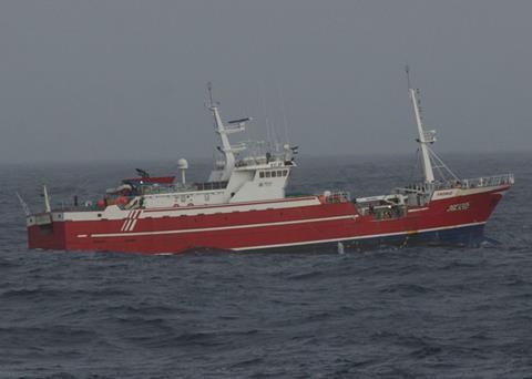 Longliner fishing in South Georgia waters. Credit: Martin Collins