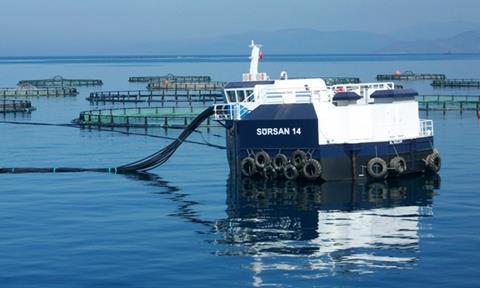 The first of Akva’s  Wavemaster AJ-150-MED barges has been delivered to Turkish company Sürsan.
