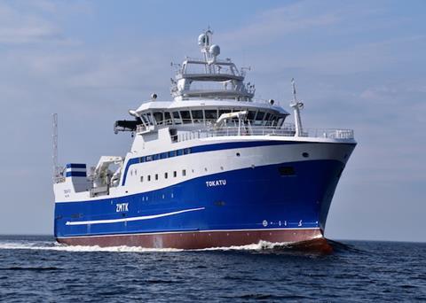 New Zealand vessel 'Tokatu'