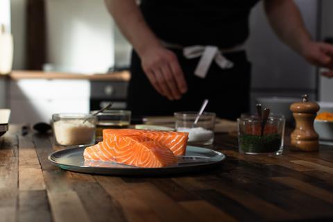 Salmon at home