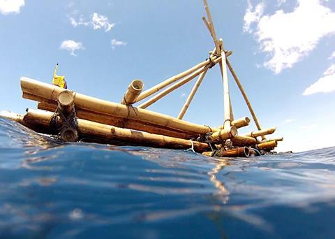 FADs typically consist of bamboo rafts with buoys attached