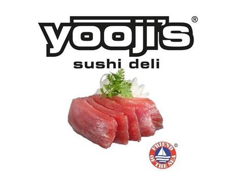 Yooji's sushi is sourced from Friend of the Sea-certified fisheries in the Maldives and Philippines