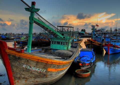 Vietnamese fishing boat. Credit: Lucas Jans/CC BY-SA 2.0, via Wikimedia Commons