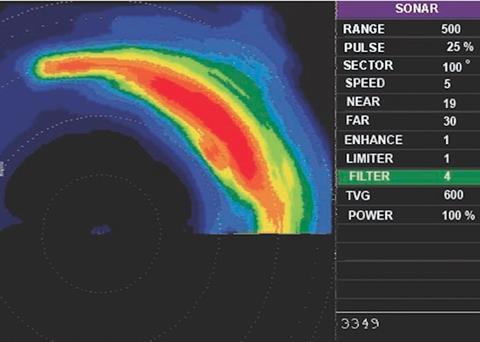 Wesmar's new powerful dual stabilised beam sonar, the HD860
