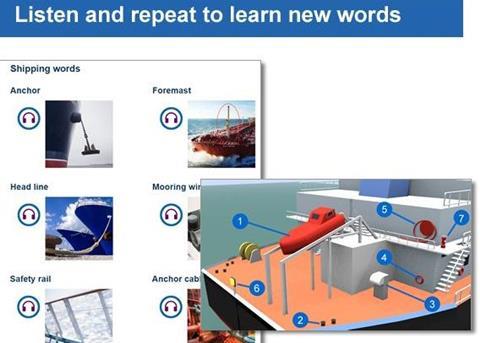 The new programme uses nautical-themed examples, quizzes, imagery and language