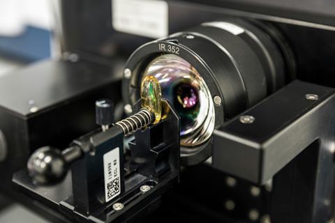 Raman microscope and fish oil capsule