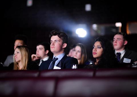 Guests watching 'The Business of Processing'