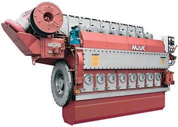 The MaK™ M 25 C propulsion engine