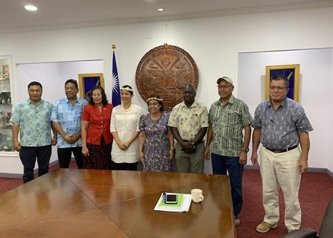 The director general of the FFA has visited the Marshall Islands Photo: FFA