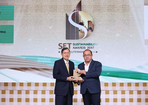 Thai Union has won the Stock Exchange of Thailand’s (SET) ‘Outstanding’ Sustainability Award