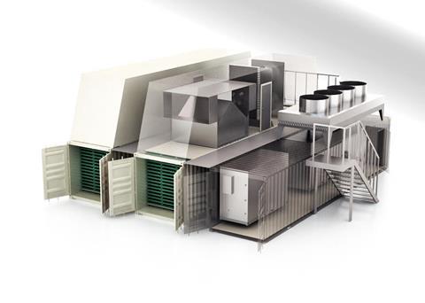 Ocean Excellence's modular drying system