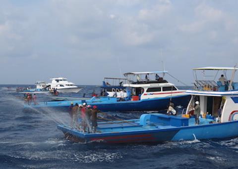 Fuel efficient Maldives pole-and-line fishery