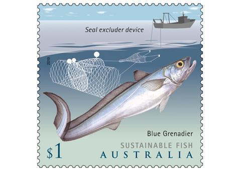 Australia Post has released three stamps to promote sustainable fishing Photo: Australia Post