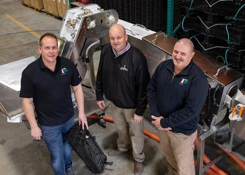 Hoopers Island Oyster Co. has unveiled a new high-speed, laser-guided oyster processing system Photo: Hoopers Island Oyster Co.