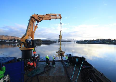 Research is underway into using rock anchors in aquaculture Photo: SAIC