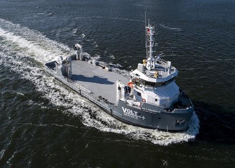 A Pronomar drying system has been installed on a new Volt Service vessel Photo: Pronomar