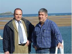 Paolo Bray FOS Director and Inaki Artetxe, AZTI Head of Monitoring, Data Bases & GIS System, Marine Research Division