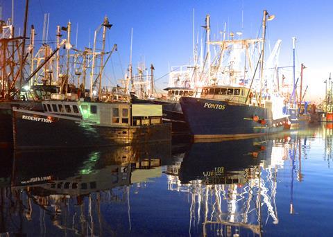 Commercial fishing vessels at Homers Wharf in the Port of New Bedford Waterfront. Picture provided by Mike Estabrook
