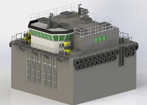 400t SeaMate feed barge