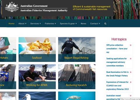 Improvements to AFMA’s online licensing website ‘GoFish’ is one measure helping to reduce red tape