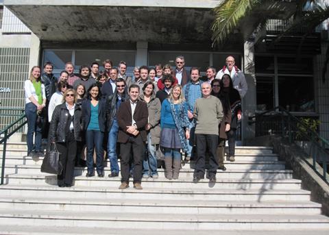The ECsafeSEAFOOD project partners at the kick-off meeting in Lisbon in February