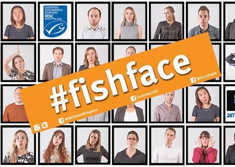 Champion sustainable fishing and take a #fishface selfie this #EarthHourUK