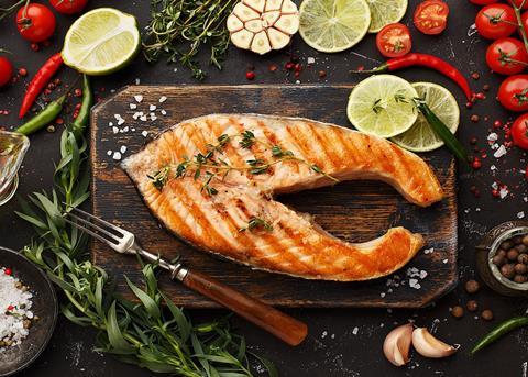 French hypermarket chain, Cora, is introducing salmon fed on a Veramaris algal oil diet Photo: Veramaris