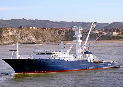 'Jai Alai' is Echebaster's newest tuna freezing vessel