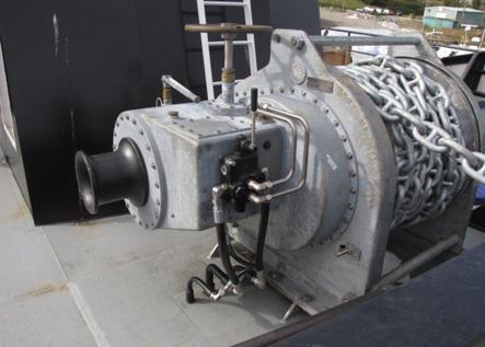 JK Fabrication’s DNV Type-Approved 40-30-3000 Anchor Winch