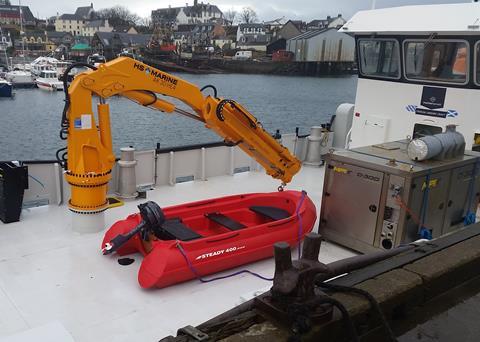 CraneKing has delivered its second knuckle boom AK 30 HE4 crane to Marine Harvest