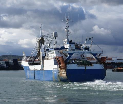Jette Kristine conducting bollard pull tests.