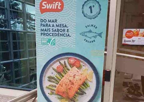 ASC certified salmon is now available in Swift supermarkets in Brazil Photo: ASC