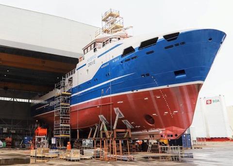The ‘Nordbas’ aims to be the greenest trawler and seiner vessel Photo: Finnøy Gear & Propeller