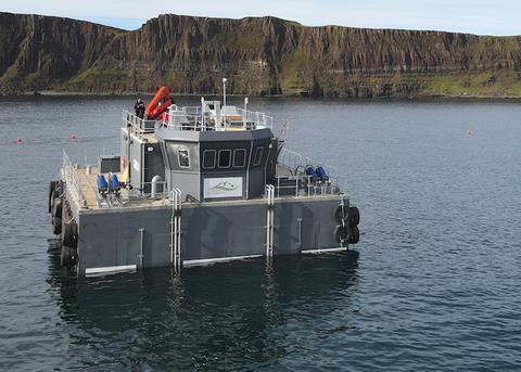 Gael Force has delivered a new barge to Organic Sea Harvest Photo: Gael Force Group