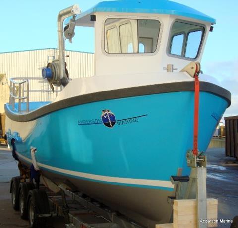 The Kingfisher displacement range has been sold to Scotland’s Anderson Marine.