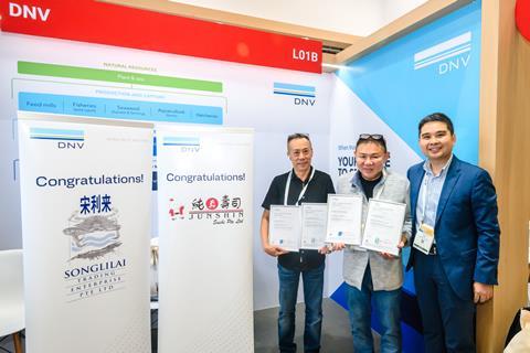 Songlilai Trading Enterprise and Junshin Sushi achieve MSC and ASC certifications from DNV_SeafoodExpo2025