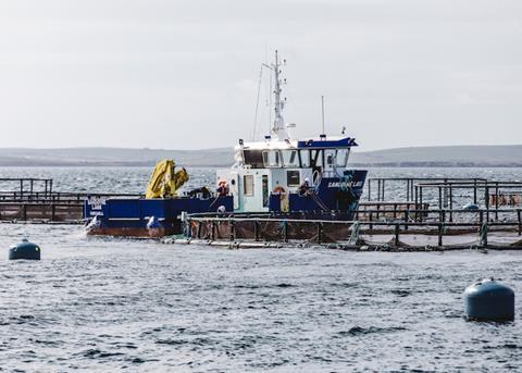 Scottish Sea Farms is opening a new salmon farm off the island of Hunda Photo: Scottish Sea Farms