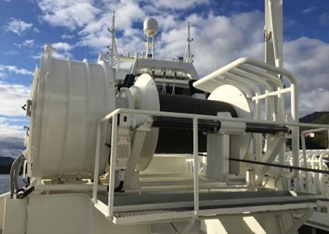 Kongsberg will supply a winch package for an 86m stern trawler Photo: Kongsberg